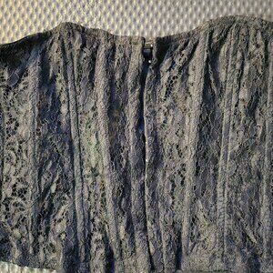 Black Lace Petite Corset